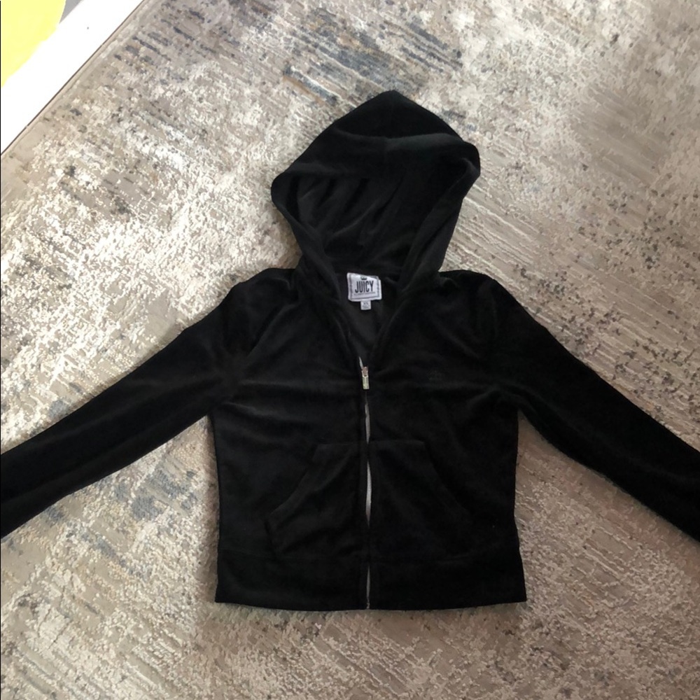 Juicy Couture Black Velour Jacket